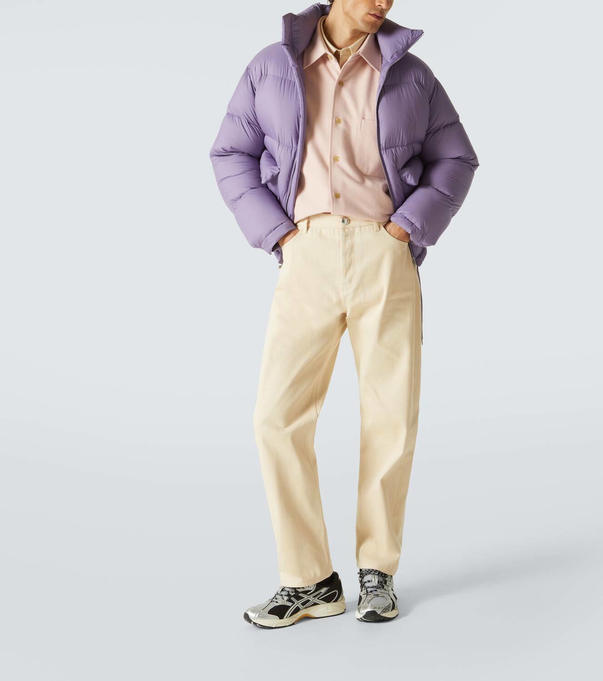 Auralee Wool flannel overshirt Auralee