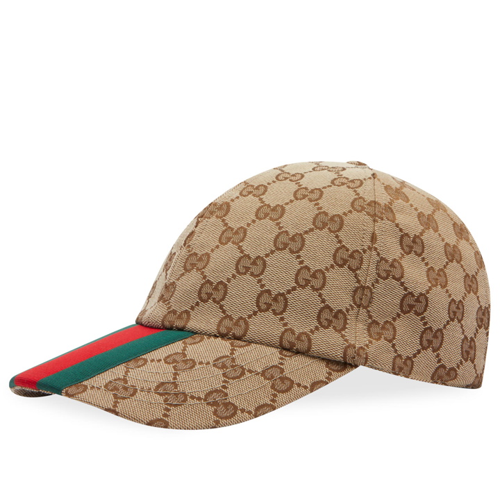 Photo: Gucci Men's GG Jacquard Web Baseball Cap in Beige