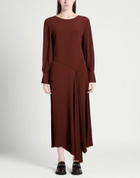 Manila Grace Womens Maxi dress in Brown
