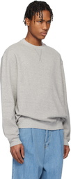 The Elder Statesman Gray Daily Crew Sweatshirt