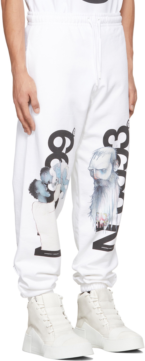 Aitor Throup’s TheDSA White 'No0093' Lounge Pants