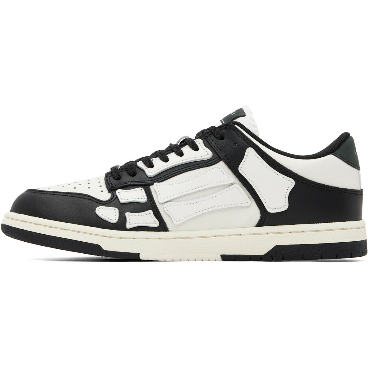 AMIRI Black & White Skel-Top Low Sneakers