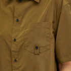 Wood Wood Women's Yuko Tech Short Sleeve Shirt in Pitch-Dark