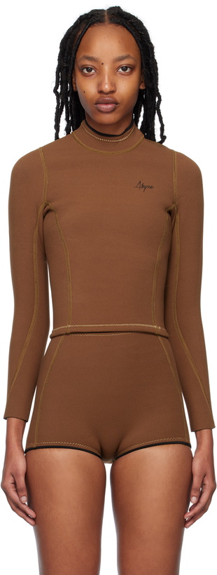 Photo: ABYSSE Brown Pam Swim Top