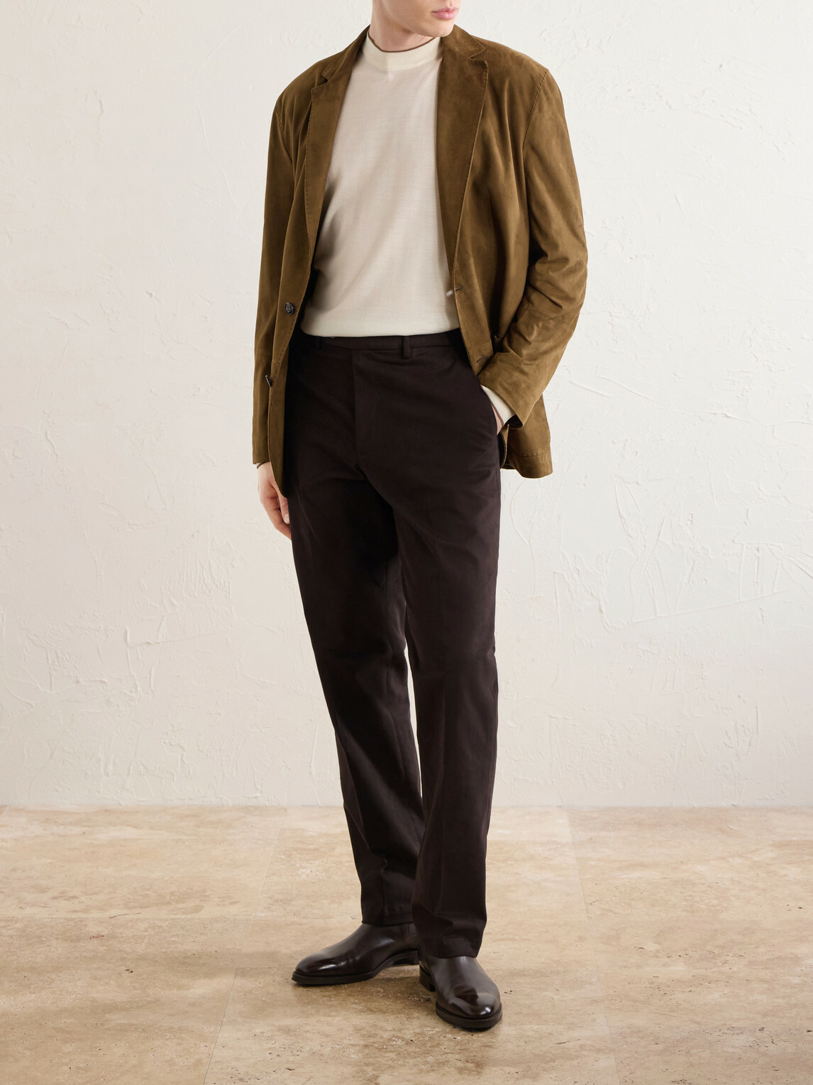 Kiton - Merino Wool Sweater - White