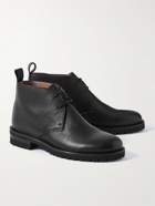 Manolo Blahnik - Poleis Full-Grain Leather Chukka Boots - Black