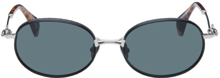 Photo: Vivienne Westwood Black & Silver Oval Sunglasses
