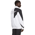 Reebok Classics White and Black Lost and Found Track Jacket