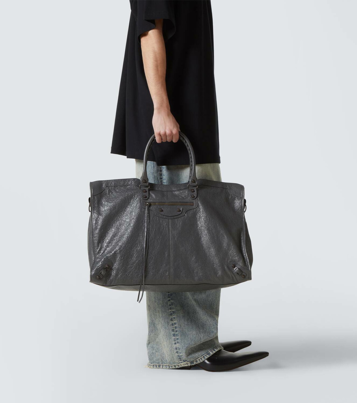 Balenciaga Le City leather duffel bag
