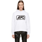 A.P.C. White U.S. Vince Hoodie