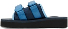 Suicoke Blue MOTO-PO Sandals