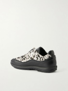 Diemme - Licata Leather-Trimmed Calf-Hair Sneakers - Black