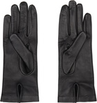 Maison Margiela Black Leather Gloves