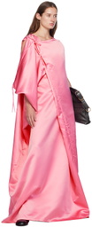 MARIE ADAM-LEENAERDT Pink Kaftan Maxi Dress