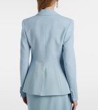 Erdem Embellished virgin wool crêpe blazer