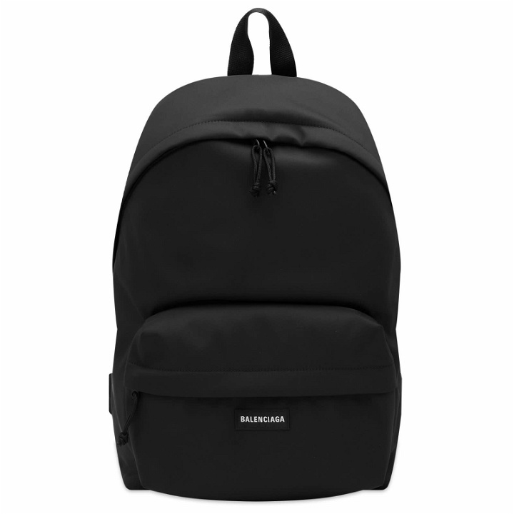 Photo: Balenciaga Men's Explorer Backpack in Black/Beige