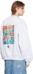 Juun.J Gray Niki Hare Edition Sweatshirt