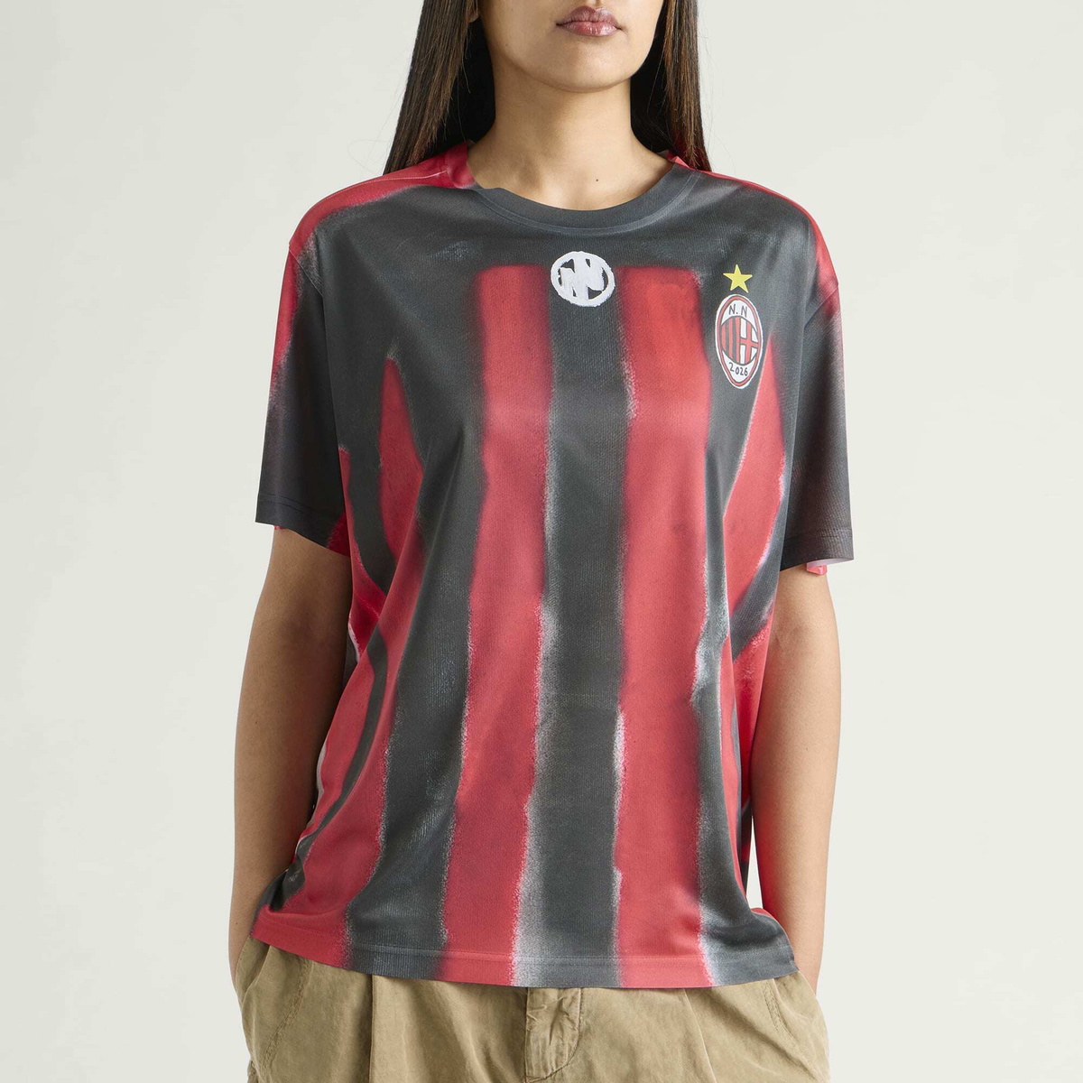 Navinder Nangla Milanoh Jersey in Black/Red/White