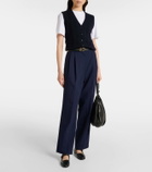 Vince Wool and cashmere-blend vest
