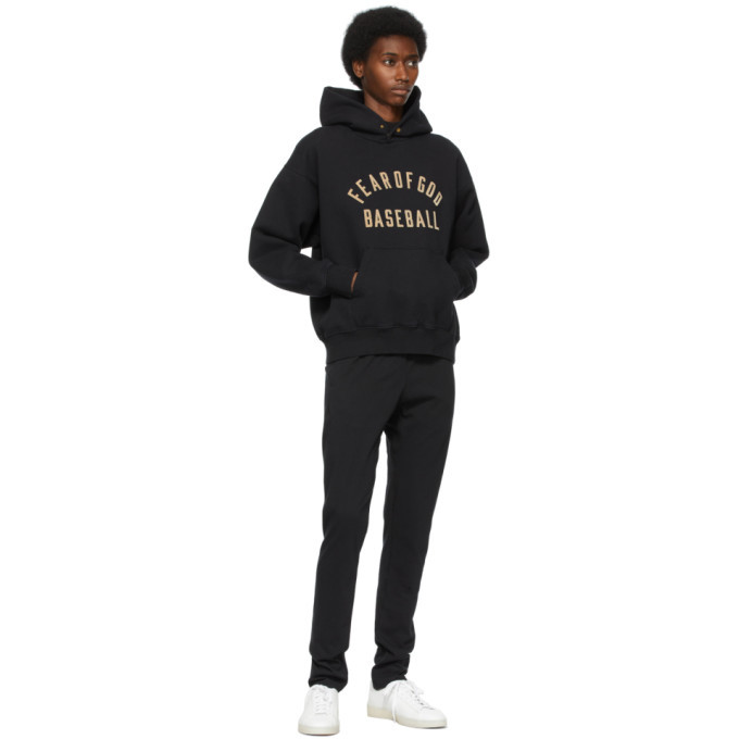 Fear of God Black Baseball Hoodie Fear Of God