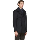 Mackage Navy Wool Noah Coat