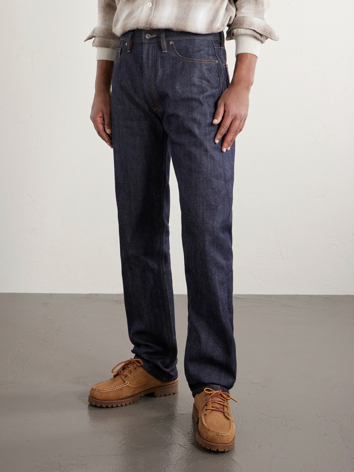 3sixteen - CS-100x Classic Straight-Leg Selvedge Jeans - Blue