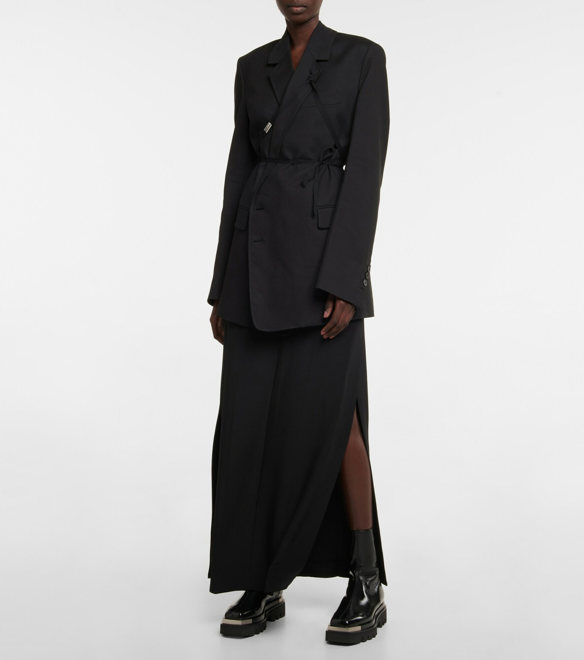 Peter Do - Metal-trimmed leather ankle boots Peter Do