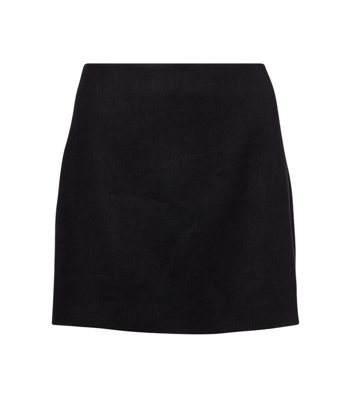 Photo: SIR Linen-blend miniskirt