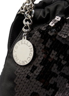 Stella Mccartney Falabella Mini Sequin Cross-body bag - Black - One Size