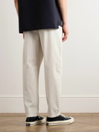 A.P.C. - Renato Straight-Leg Pleated Cotton Trousers - White