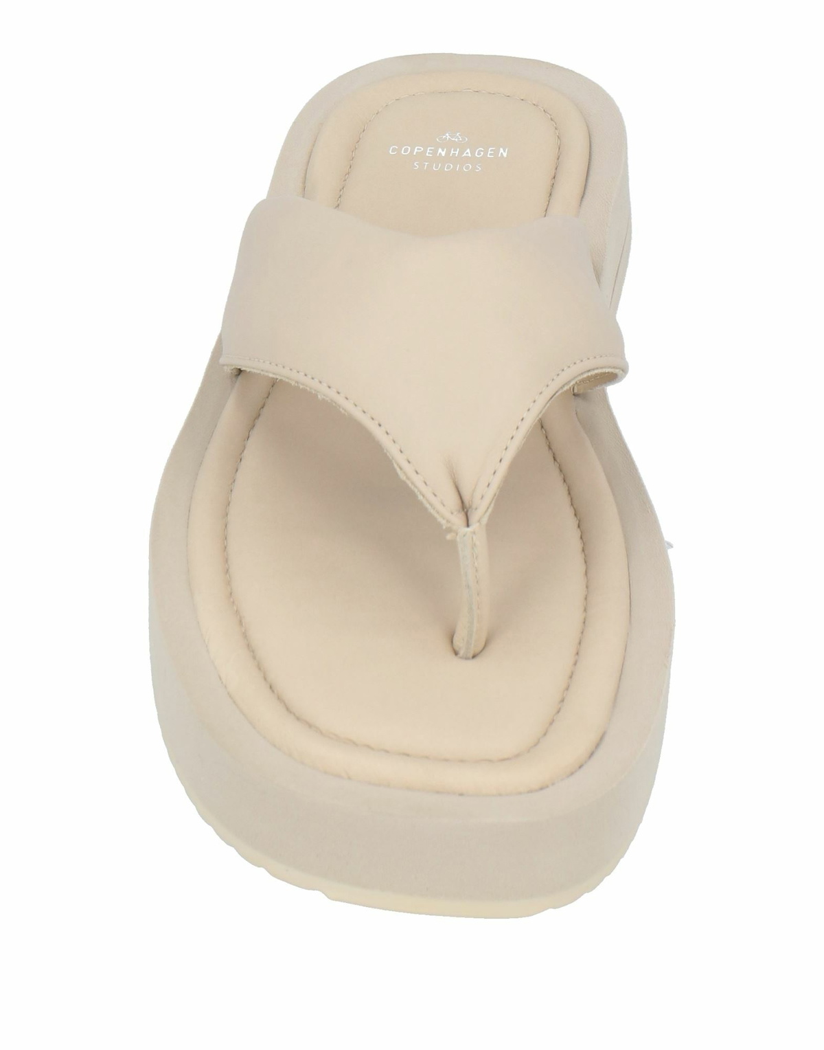 Copenhagen Studios Womens Thong sandal in Beige