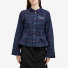 Brain Dead Women's Mesa School Shirt in Blue Multi