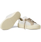 Rhude - V1 Leather and Suede Sneakers - White