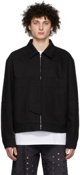 We11done Black Cotton Jacket