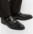 Tricker's - Leavenworth Leather Monk-Strap Shoes - Black