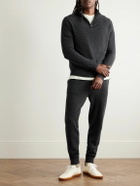Derek Rose - Finley Cashmere Half-Zip Sweater - Black