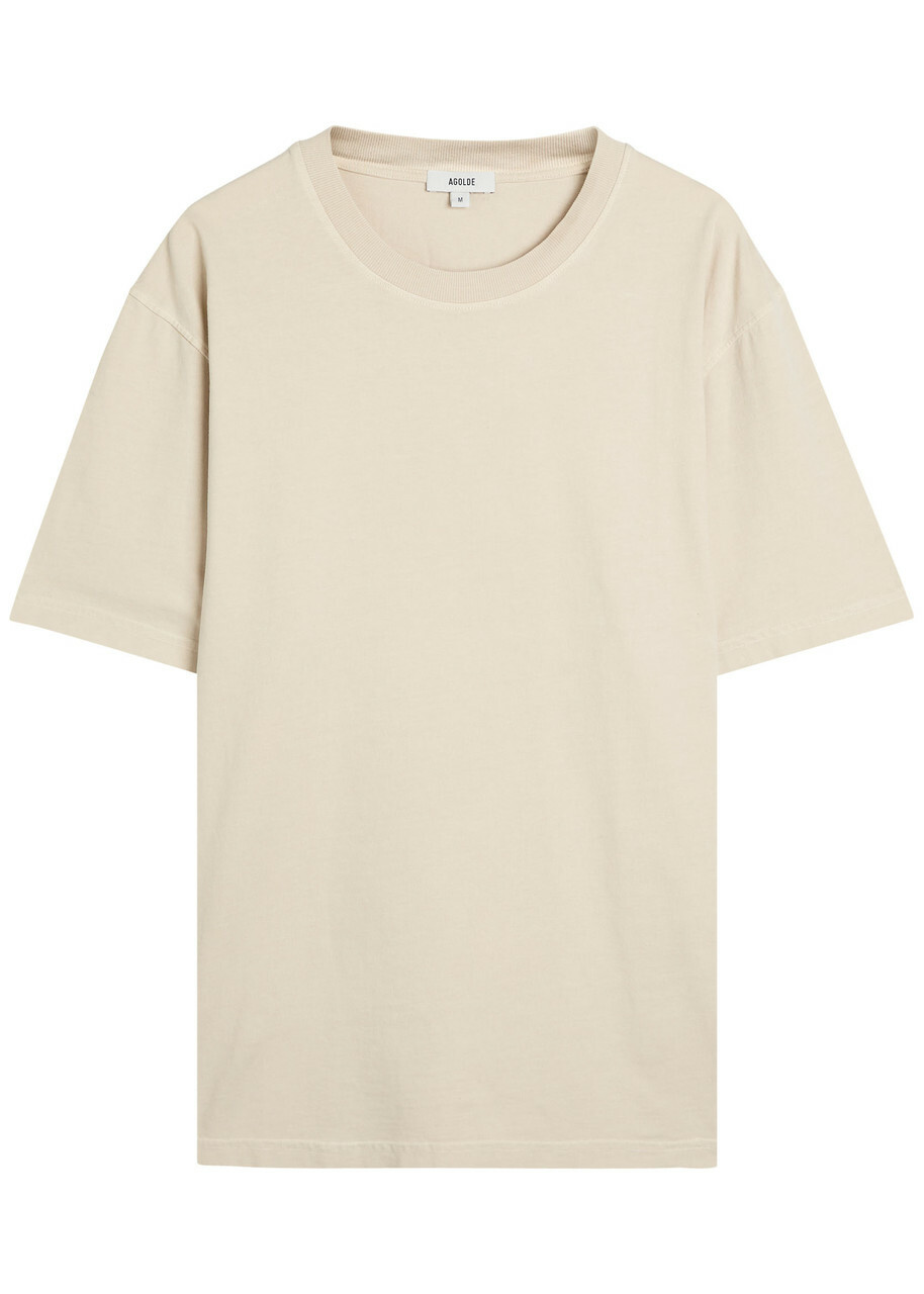 Agolde Asha Cotton T-shirt Beige