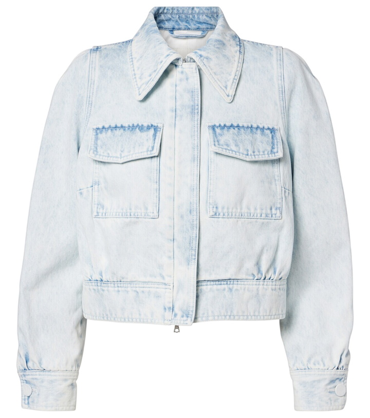 Photo: Dries Van Noten Cropped denim jacket
