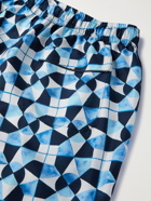 DOLCE & GABBANA - Printed Silk-Twill Pyjama Trousers - Blue