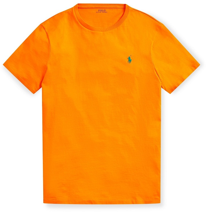 Photo: Polo Ralph Lauren - Cotton-Jersey T-Shirt - Orange