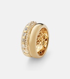 Shay Jewelry Orbit 18kt gold ring with diamonds