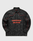 Pleasures ACID COWBOY DENIM SHIRT Black Mens Overshirts/Shortsleefe