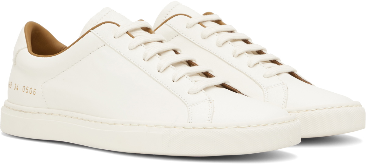 Common Projects Beige Original Achilles Low Sneakers