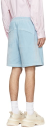 Wooyoungmi Blue Polyester Shorts