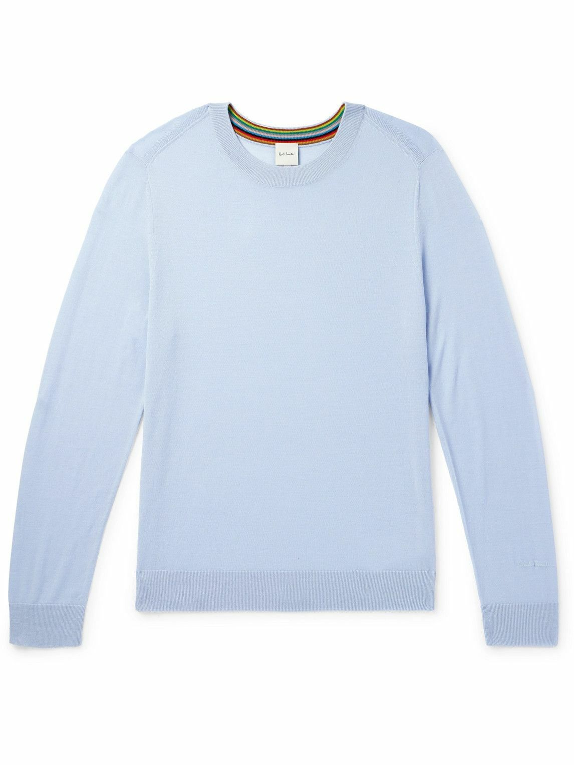 Paul Smith - Slim-Fit Merino Wool Sweater - Blue