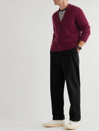 Massimo Alba - Mohair and Silk-Blend Cardigan - Burgundy