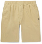 Stüssy - Cotton-Twill Drawstring Shorts - Sand