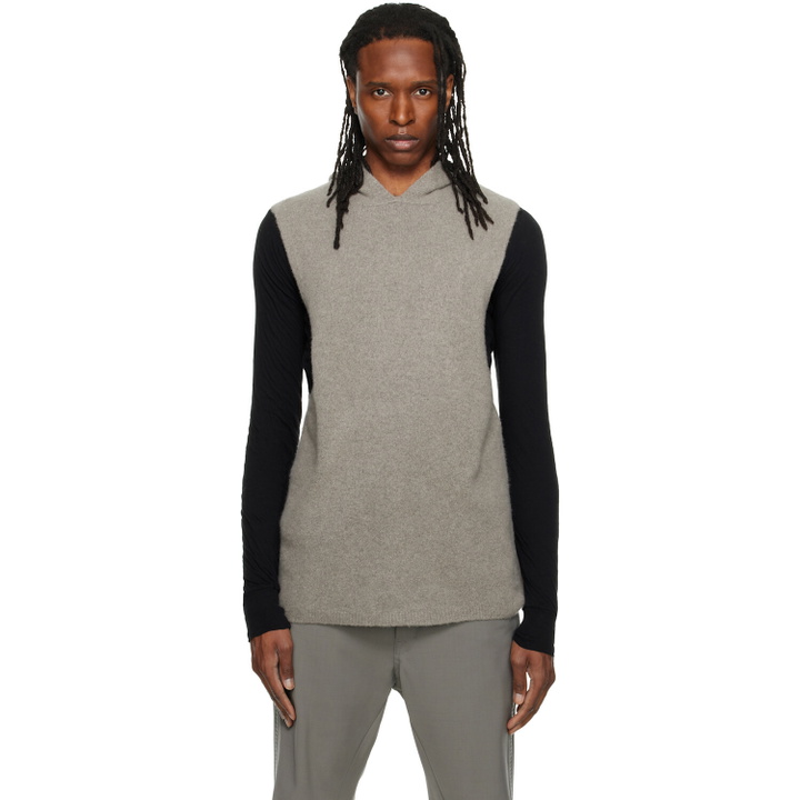 Photo: Rick Owens Gray Tower Tank Hoodie