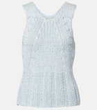 Khaite Cassie knitted cotton top