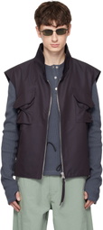 FFFPOSTALSERVICE Purple Darted Kalf Vest